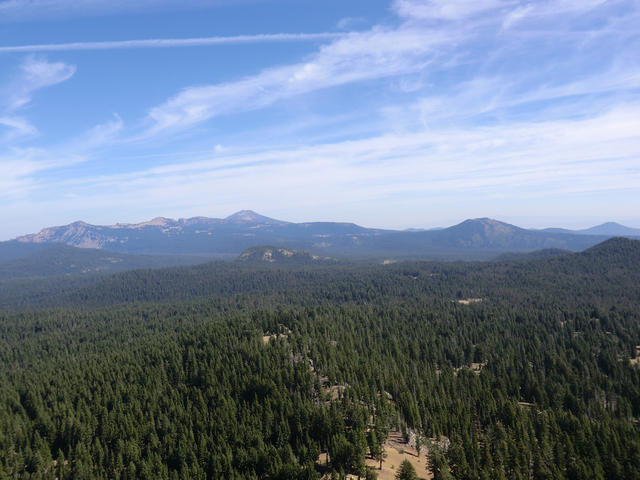 View towards Crater Lake