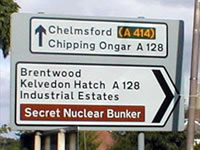 Secret Bunker Sign